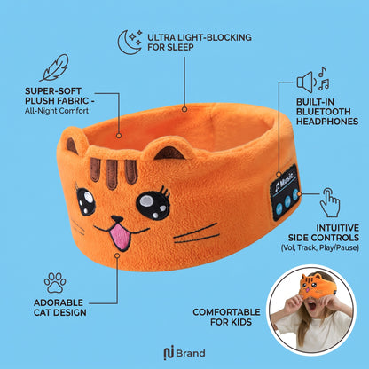 Kids Wireless Headband for music