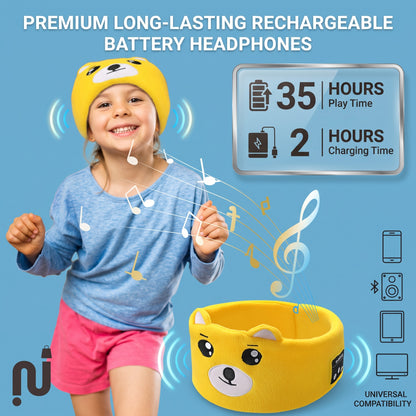 Kids Wireless Headband for music